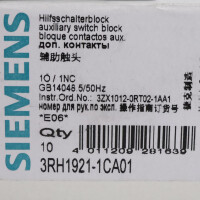 Siemens Hilfschalterblock 3RH1921-1CA01 (7Stk.) OVP