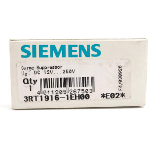 Siemens Diodenkombination 3RT1916-1EH00 OVP