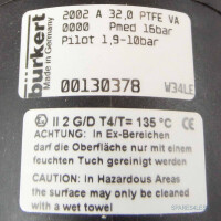 bürkert Antrieb für Schrägsitzventil Typ 2002/251-A 1 1/4" 00130378 GEB