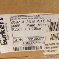 bürkert Antrieb für Schrägsitzventil Typ 2002/251-A 1" 00130377 OVP