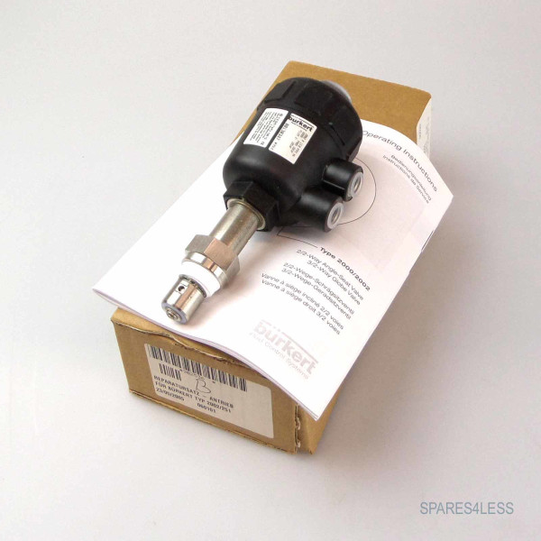 bürkert Antrieb für Schrägsitzventil Typ 2002/251-B 1/2" 00130347 OVP