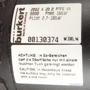 bürkert Antrieb für Schrägsitzventil Typ 2002/251-A 3/4" 00130374 OVP