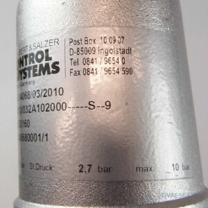 Schubert & Salzer Antrieb für Ventil 7010 /032A102000S9 GEB