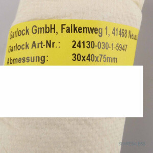 Garlock Wellenschutzhülse 24130-030-1-5947  30x40x75mm NOV