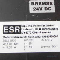 ESR Pollmeier GmbH Motor SBL3-0130 MT6941.3282 GEB