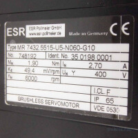 ESR Pollmeier GmbH Servomotor MR7432.5515-U5-N060-G10 NOV