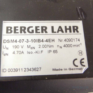 Berger Lahr Servomotor DSM4-07-3-10IB4-4EH GEB