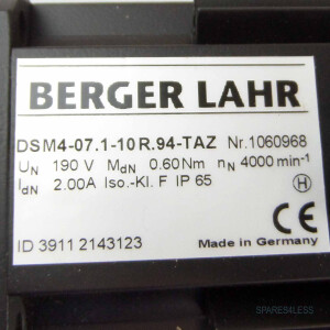 Berger Lahr Servomotor DSM4-07.1-10R.94-TAZ ID39112143123 OVP