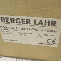Berger Lahr Servomotor DSM4-07.1-10R.94-TAZ ID39112143123 OVP