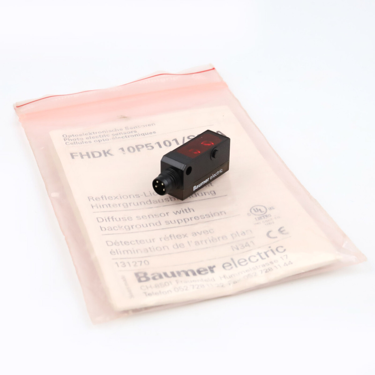 Baumer electric Lichttaster FHDK10P5101/S35A 131270 OVP