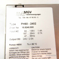 MGV Stromversorgung PH60-2402 15.8240.500 OVP