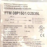 Baumer electric Induktiver Näherungsschalter IFFM 08P1501/O2S35L OVP