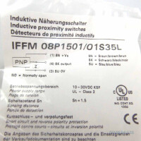 Baumer electric Induktiver Näherungsschalter IFFM 08P1501/O1S35L OVP