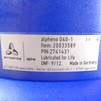 Wittenstein / alpheno Planetengetriebe 040-1 i=4 / 20033589 GEB