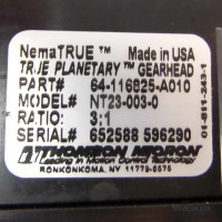 Thomson Micron Planetengetriebe NemaTRUE 64-116825-A010 NT23-003-0 Ratio 3:1 GEB