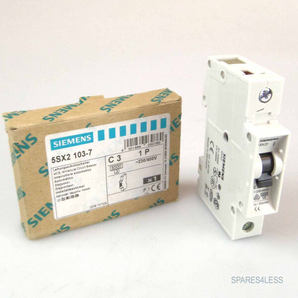 Siemens Leitungsschutzschalter 5SX2103-7 OVP