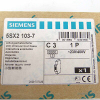 Siemens Leitungsschutzschalter 5SX2103-7 OVP