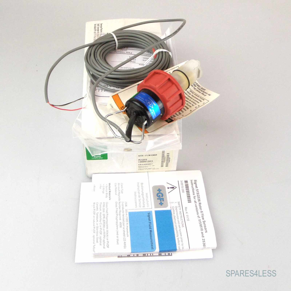 Georg Fischer Rotor-XFlow Sensor P51530T0 198801663 OVP