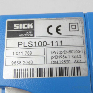 SICK Tastender Laser Scanner PLS100-111 1011769 GEB