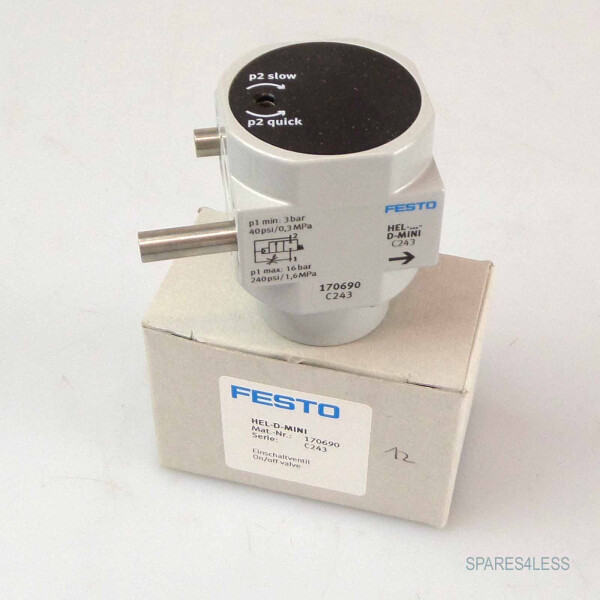 Festo Einschaltventil HEL-D-MINI 170690 OVP