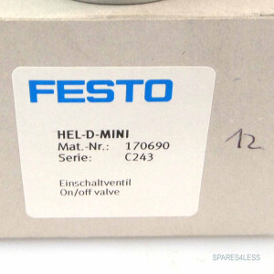 Festo Einschaltventil HEL-D-MINI 170690 OVP