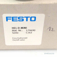 Festo Einschaltventil HEL-D-MINI 170690 OVP