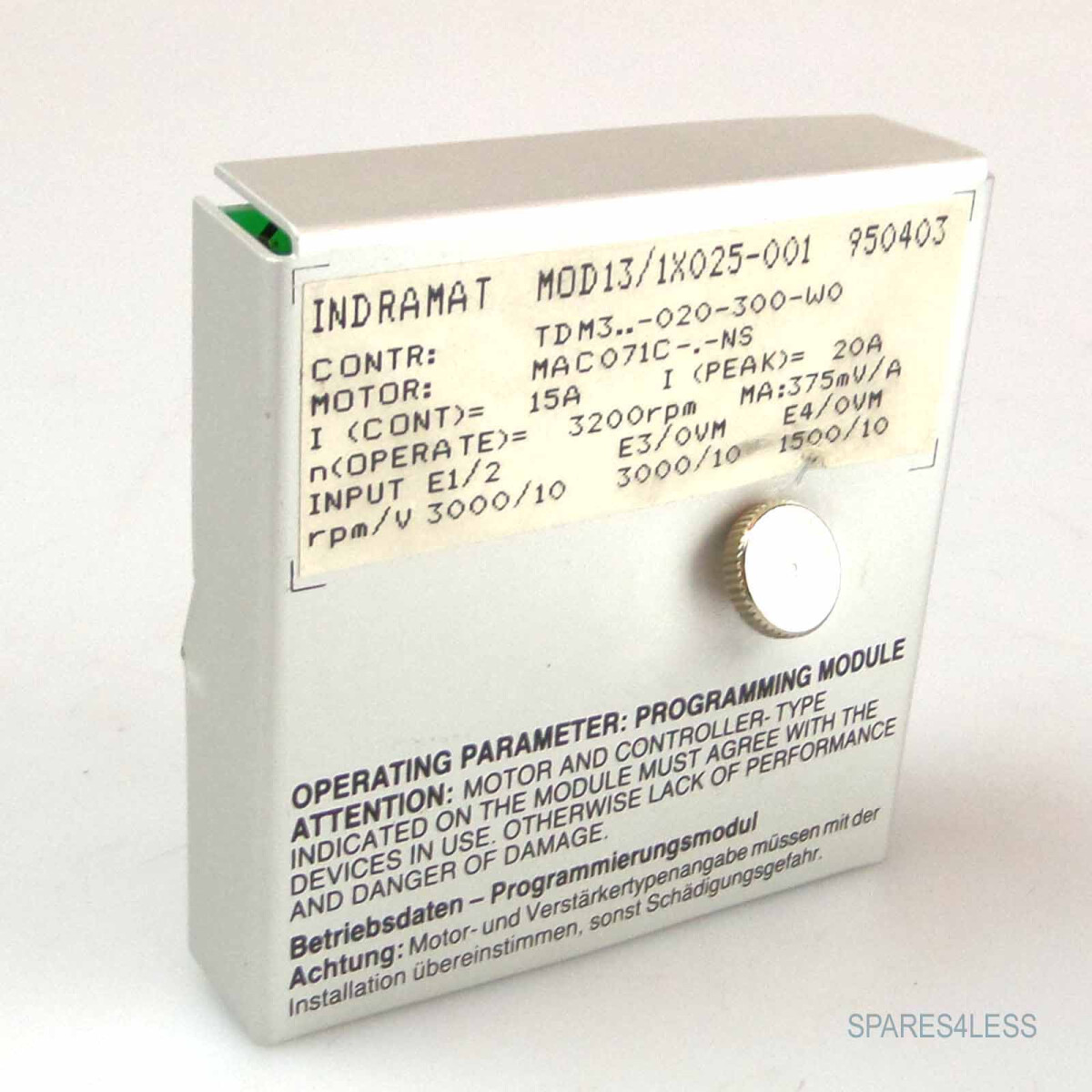 INDRAMAT Programmiermodul MOD13/1X025-001 GEB