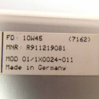 INDRAMAT Programmiermodul MOD01/1X0024X0024-011 R911219081 GEB