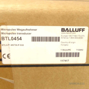BALLUFF Wegaufnehmer BTL5-P1-M0750-P-S32 BTL0454 OVP