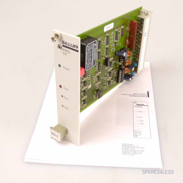 Balluff Analoge Auswerteeinheit BTA-E10-0500-E GEB