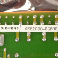 Siemens Simodrive Stromversorgung 6RB2000-0GB00 GEB
