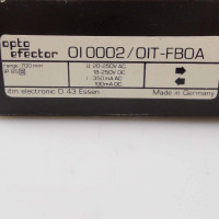 ifm efector Reflexlichttaster OI 0002 / OIT-FBOA OVP
