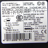 Siemens Schütz 3RT1017-1AP04-3MA0 400V/5,5kW OVP