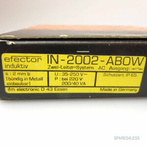 ifm efector Induktiver Sensor IN-2002-ABOW OVP