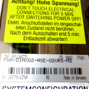 INDRAMAT Servo-Controller DDS03.1-W030-DA01-01-FW R911270212 REM