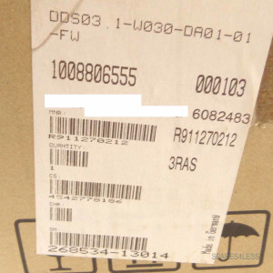 INDRAMAT Servo-Controller DDS03.1-W030-DA01-01-FW R911270212 REM