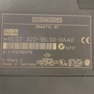 Simatic S7-300 SM322 6ES7 322-1BL00-0AA0 E-Stand:03 GEB