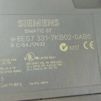 Simatic S7-300 SM331 6ES7 331-7KB02-0AB0 E:03 GEB