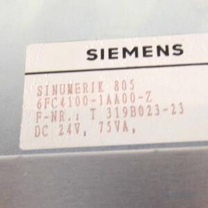 Sinumerik 805 Zentralgerät 6FC4100-1AA00-Z GEB #K2