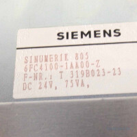 Sinumerik 805 Zentralgerät 6FC4100-1AA00-Z GEB #K2