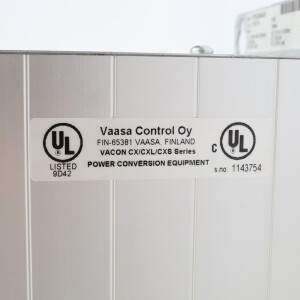 Vaasa Control OY Frequenzumrichter 0.75CXS4G2I1 GEB