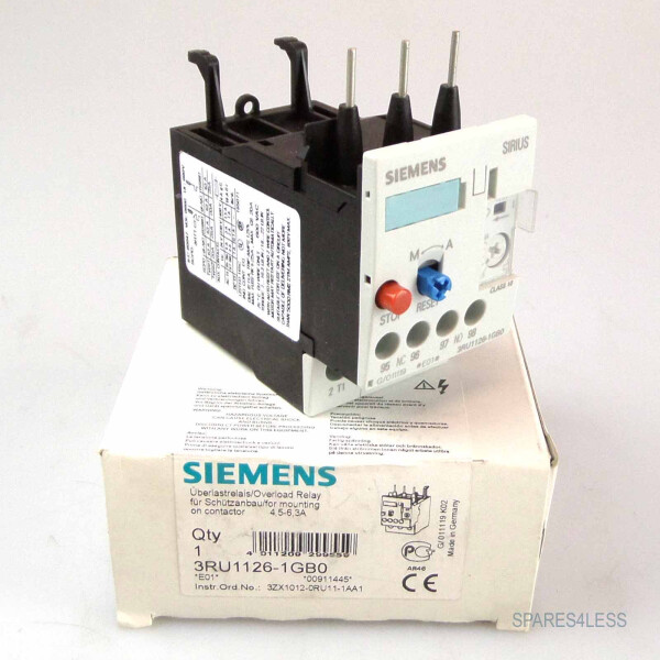 Siemens Überlastrelais 3RU1126-1GB0 OVP
