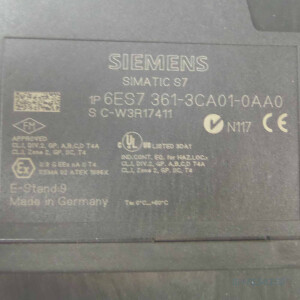 Simatic S7-300 IM361 6ES7 361-3CA01-0AA0 E-Stand:09 GEB
