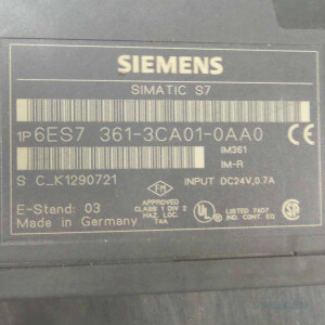 Simatic S7-300 IM361 6ES7 361-3CA01-0AA0 E-Stand:03 GEB