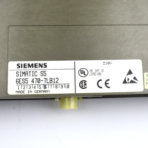 Simatic S5 AO470 6ES5 470-7LB12 E-Stand:06 GEB