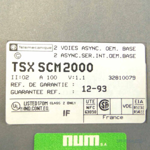 Telemecanique CPU Interface TSX SCM2000 GEB