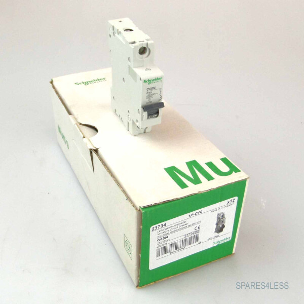 Schneider Electric Leistungsschalter C60N C10 230/400V 23734 (12Stk.) OVP