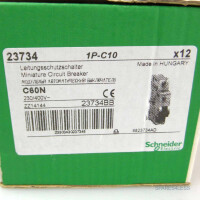 Schneider Electric Leistungsschalter C60N C10 230/400V 23734 (12Stk.) OVP