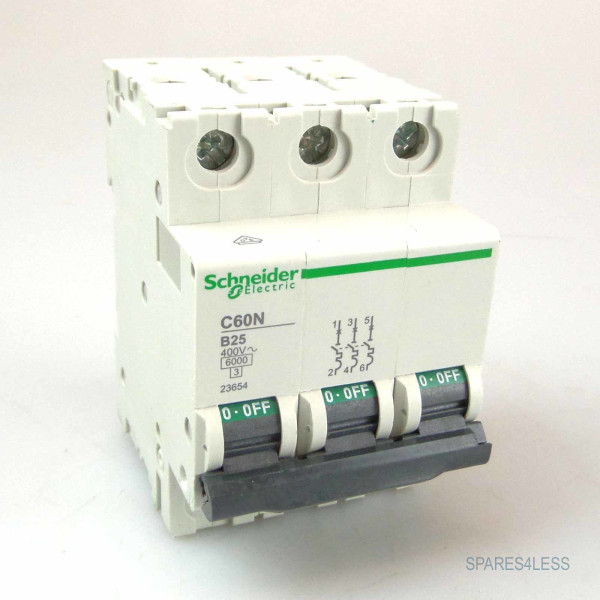 Schneider Electric Leistungsschalter C60N B25 23654 NOV
