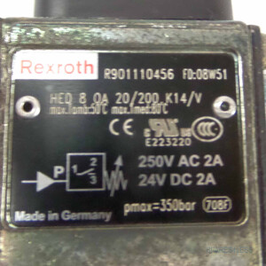 Rexroth Druckschalter HED 8 OA 20/200 K14/V R901110456 GEB